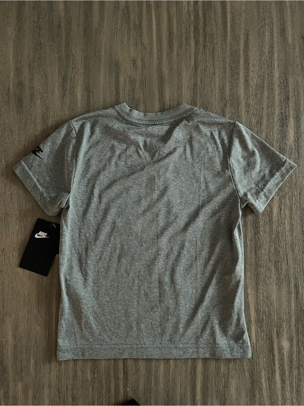 Nike Gray Tee and Black Athletic Shorts Set - Gray/Black - Picture 6 of 11